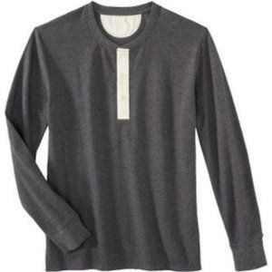3.1 Phillip Lim Men's Long Sleeve Henley Shirt